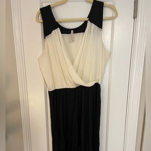 Black and white jumpsuit